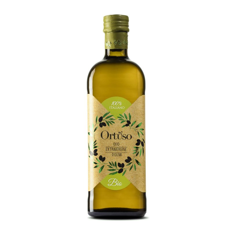 Biologico Olio Extravergine d'Oliva Vetro 1 LT